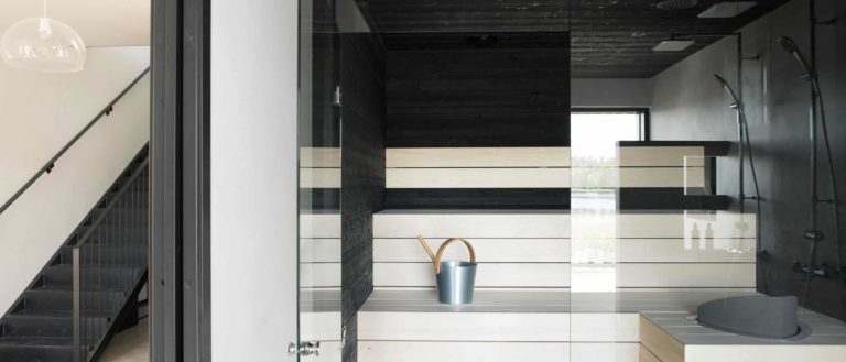 How to decorate a modern sauna?