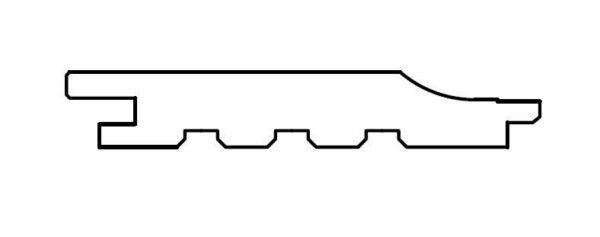 Topcoat-K ulkoverhouspaneeli vastaa UTK-profiilin muotoa. Paneeli on piilokiinnitettävä ja soveltuu vaakaverhoukseen