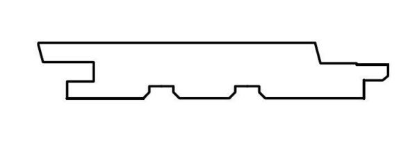 The shape of the Topcoat-W cladding panel corresponds to the UTW profile. The panels are concealed fasteners