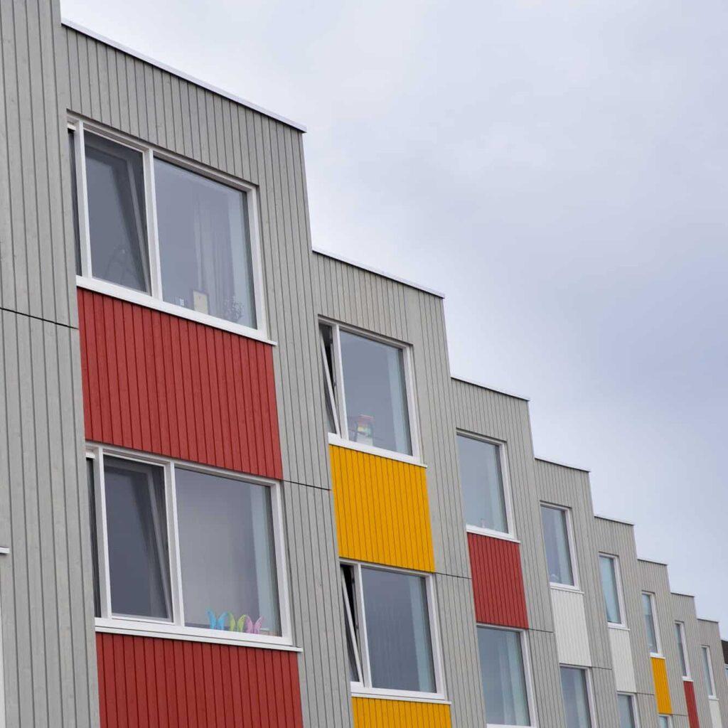 Palosuojattu Topcoat-V ulkoverhouspaneeli